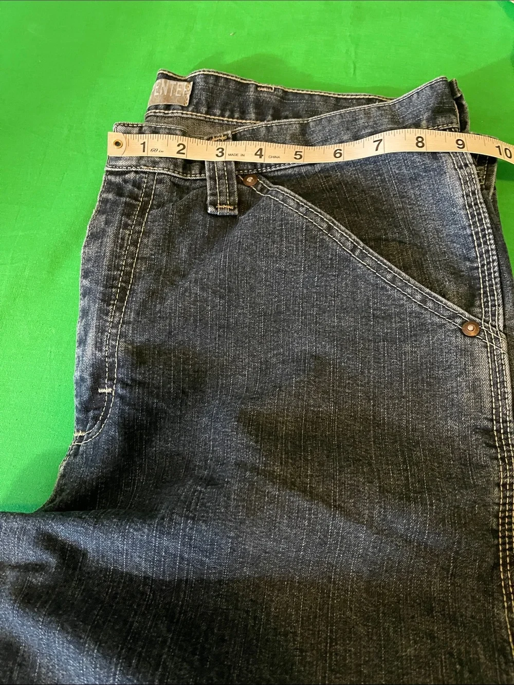 Lee Dark Wash Straight-Leg Denim Jeans